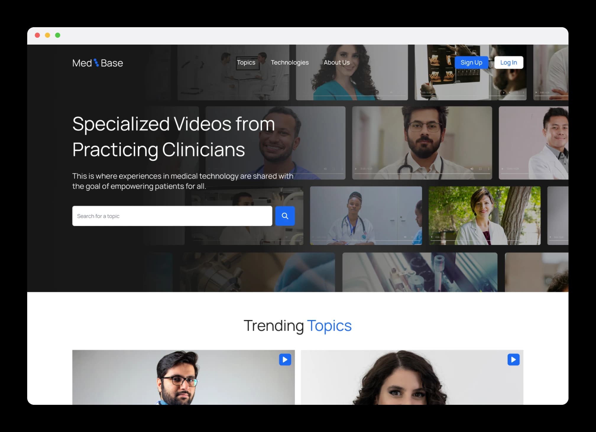 MedBase: Medical Content Marketplace — product screen
