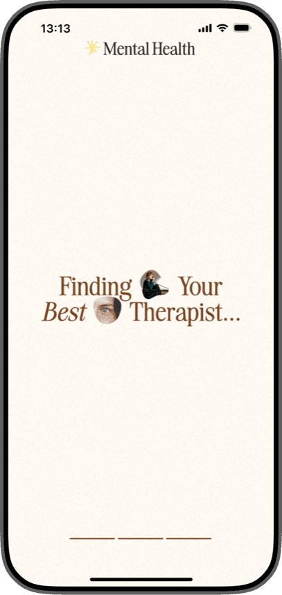 Step 4: finding your best therapist